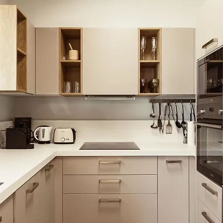 别墅 Orama Luxury 4 Bedrooms With Private Pool 赫索尼索斯