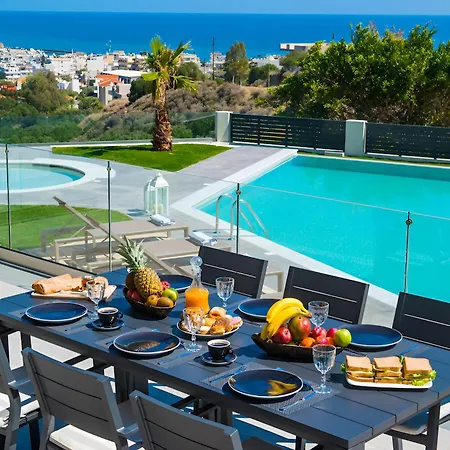 Orama Luxury 4 Bedrooms With Private Pool Hersonissos (Crete)