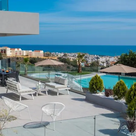 Orama Luxury 4 Bedrooms With Private Pool Hersonissos (Crete)